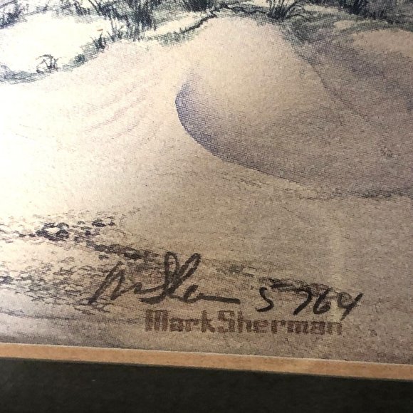 Lighthouse Prints 5x7 Mark Sherman Boca Grande Coney Island Matted Green Decor - Picture 9 of 10